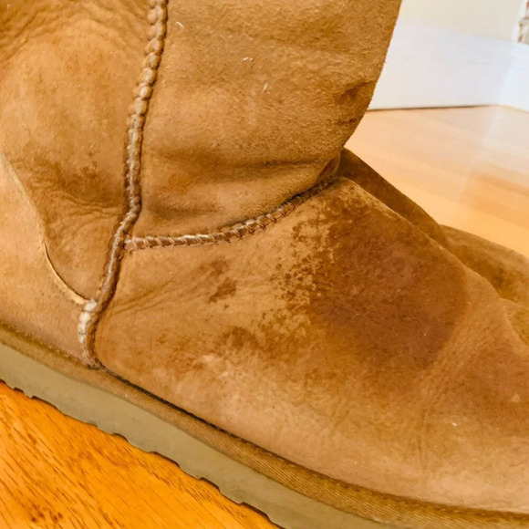 UGG Classic Men’s Short Boot Suede Upper 5800 Chestnut 100% Authentic Sz 10 US - Picture 11 of 15